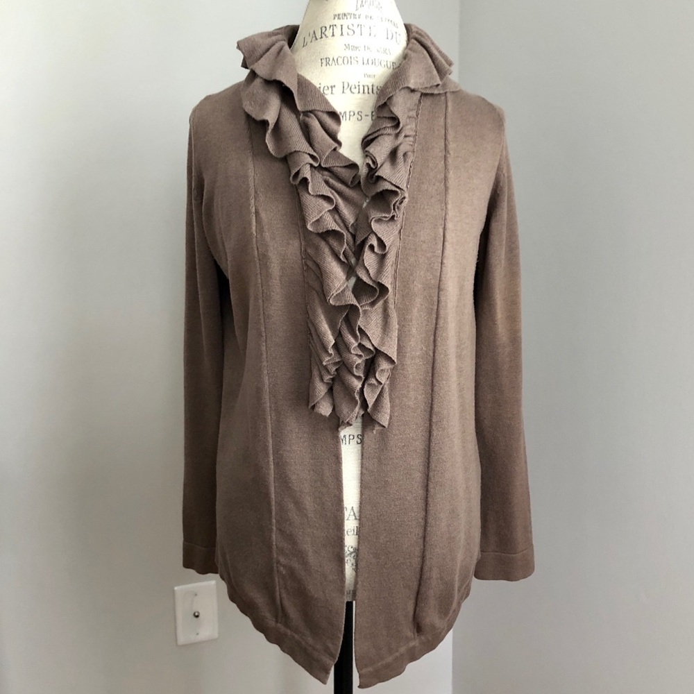The Limited Brown Open Front Cardigan